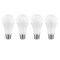 4Pk - Satco 14w 120v A19 LED E26 Base 1600L 3000k Soft White - 100W Equiv